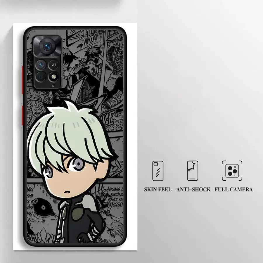 Anime Kaiju No.8 Phone Case for Xiaomi Redmi Note 11Pro 11T 14 10Pro 9 11S 9S 12 13 Pro 10S 9Pro 11 8 Matte Cover