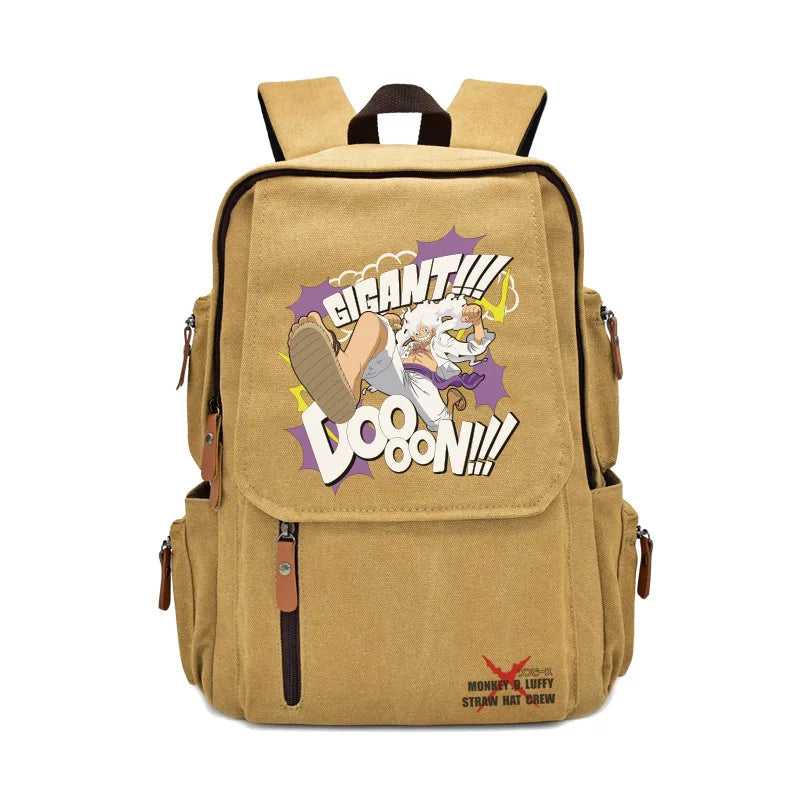 Anima One Piece Peripherals Luffy Ace Premium New Rucksack School Bag Trendy Large Capacity Backpack Bag Birthday Fan Gift