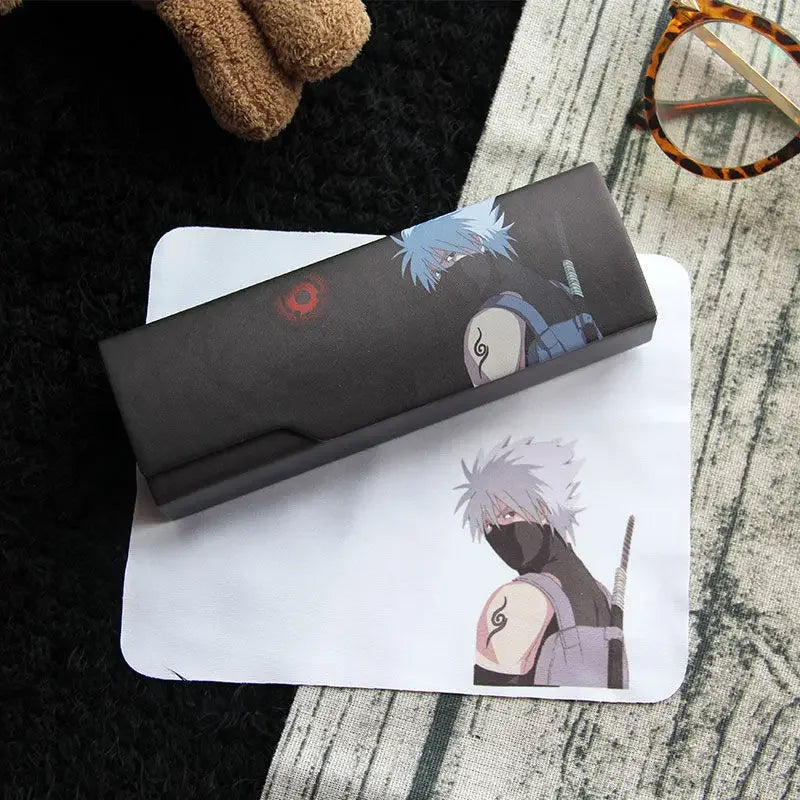 Naruto Sasuke Glasses Case Fashion Simplicity Portable Sunglasses Box Bag Carry Bag Accessories Eyeglasses Case Glasses Bag Gift