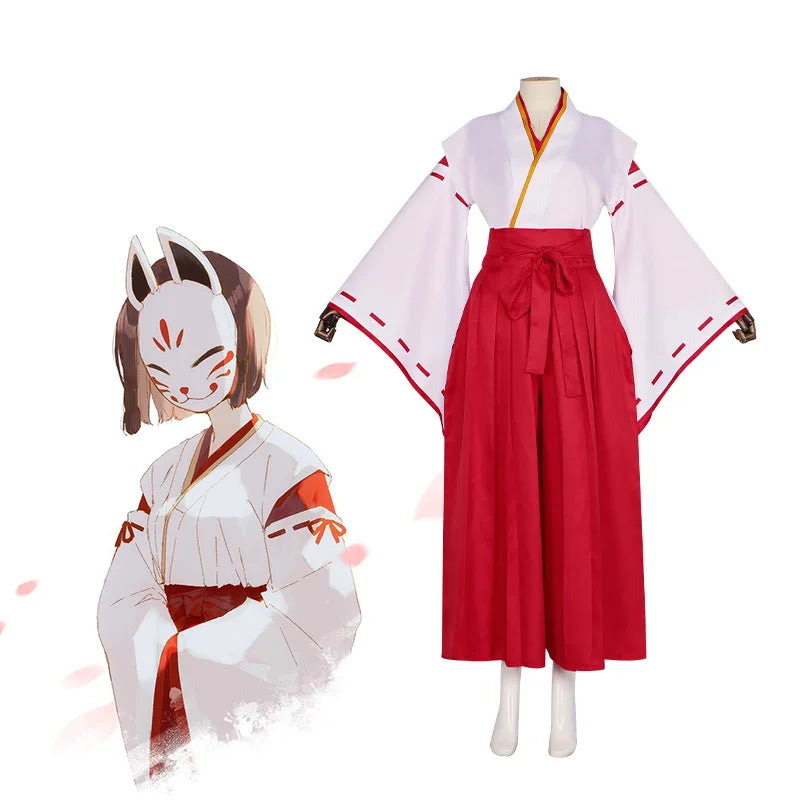 Genshin Impact Cosplay Kamiya Cosplay Suit Kendo Suit Game Performance Kimono Game Role Performance Suit Holiday Gift