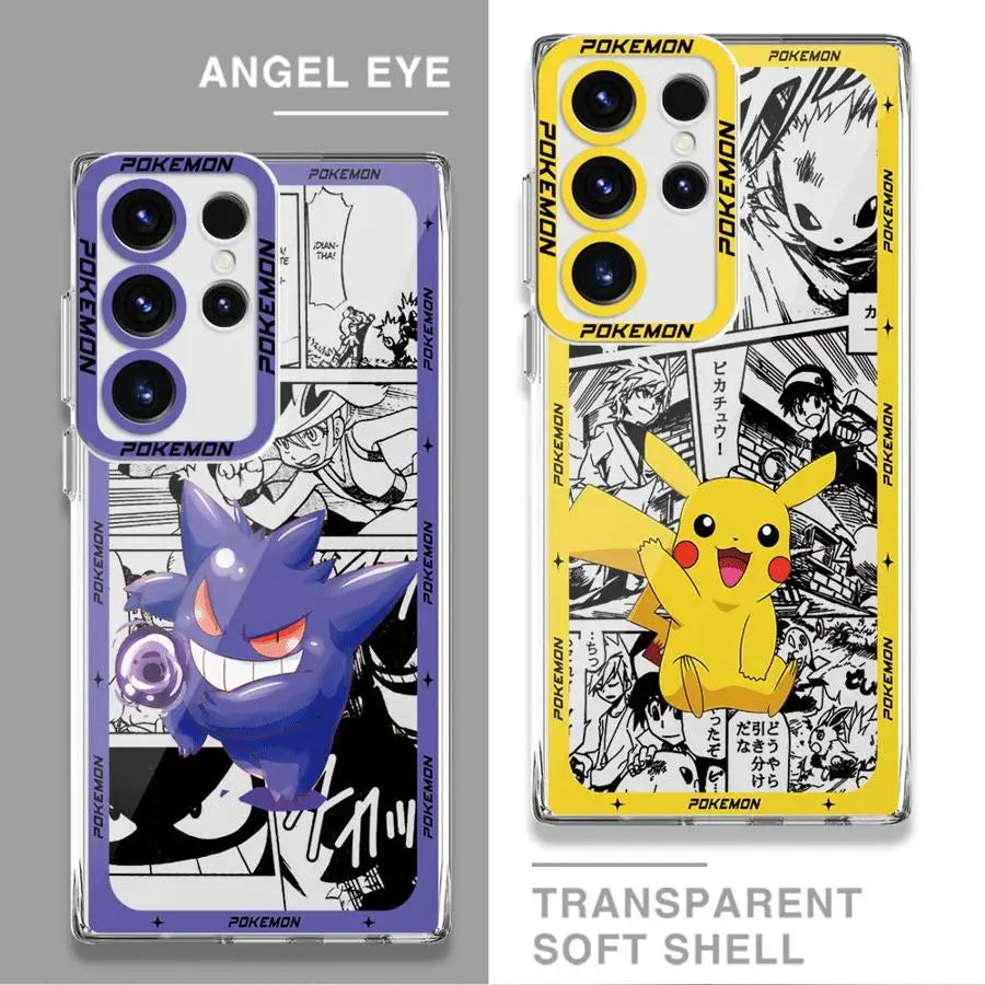 Pikachu Angel Eye Anime Case – Samsung Galaxy S21–S25, Note 10/20 Series