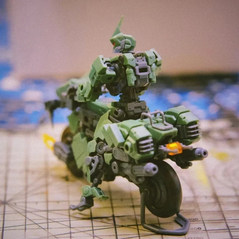 Number 57 1/24 Armored Puppet Hunting Fang Action Figures Assembly Model Kit Transforming Mecha Toy Desktop Ornament Boy Gift