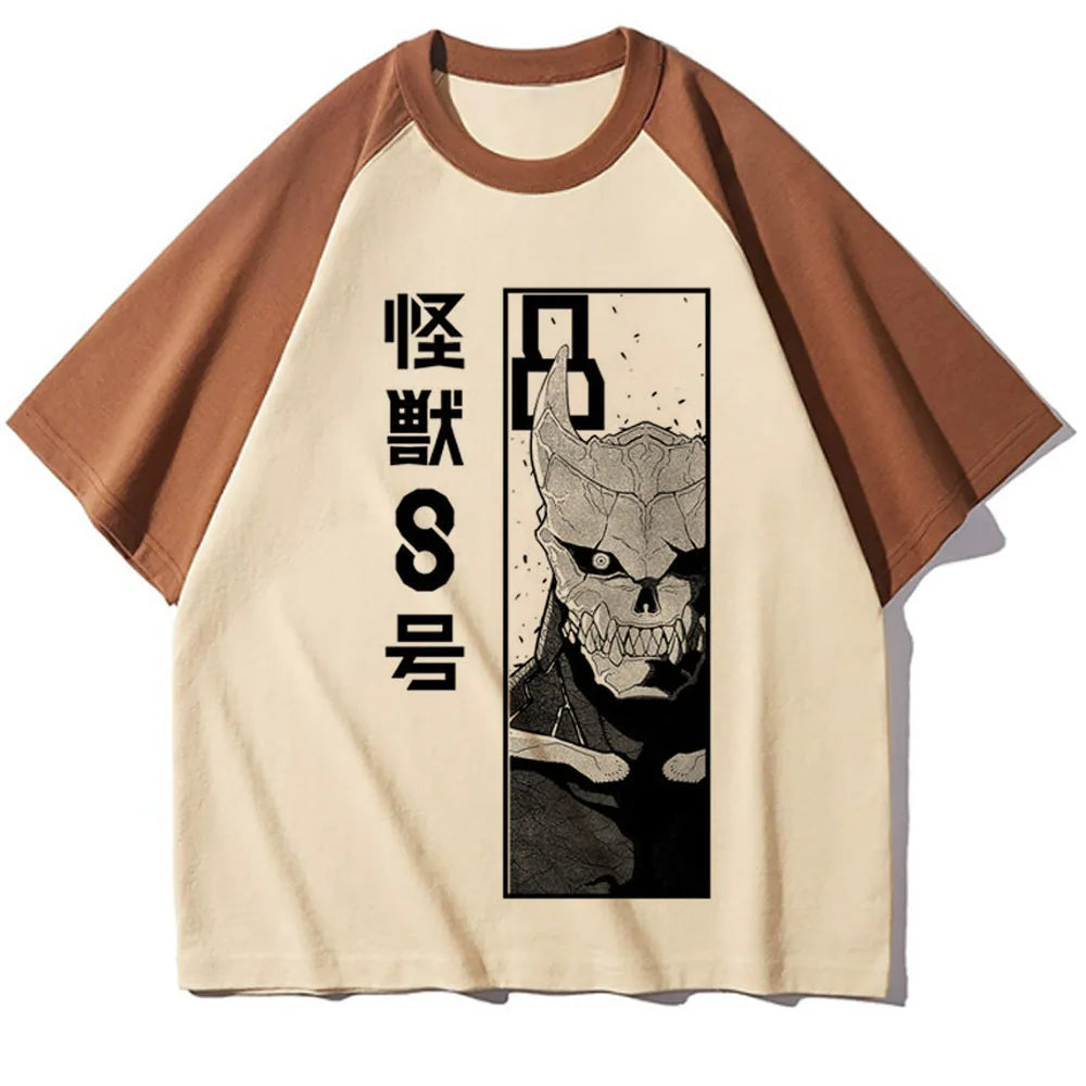 Kaiju No 8 t shirt women anime elegant breathable t-shirts female or male anime clothes