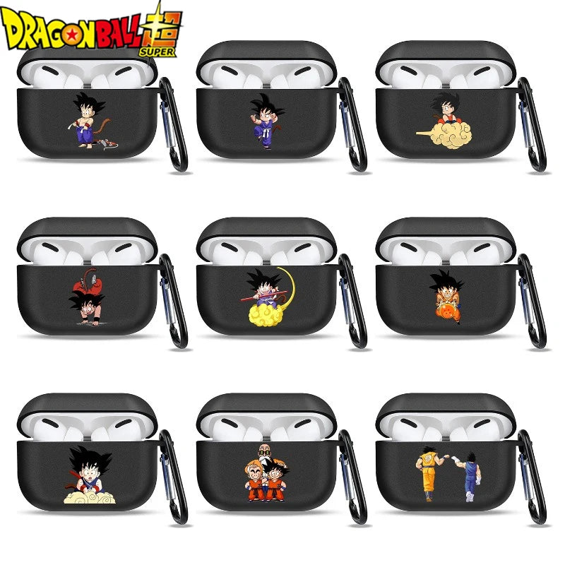 Creative Dragon Ball Sun Wukong AirPods Pro2 Protective Case Anime 2/3 Generation Bluetooth Decoration Earphone Case
