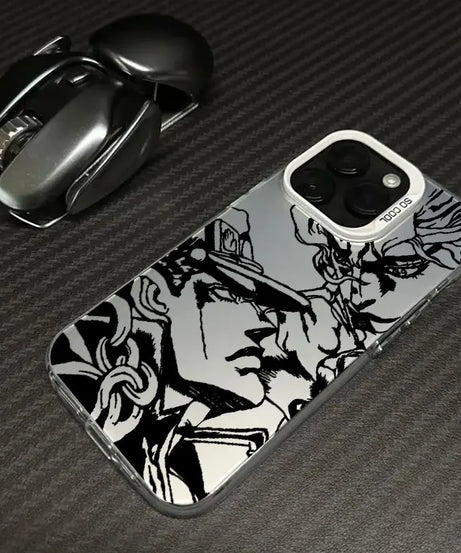 JoJos Bizarre Adventure Art Coque For Apple iPhone 16e 16 14 15 13 11 Pro Max Case 15 Plus 12 13 Mini 16e Shockproof Phone Cover