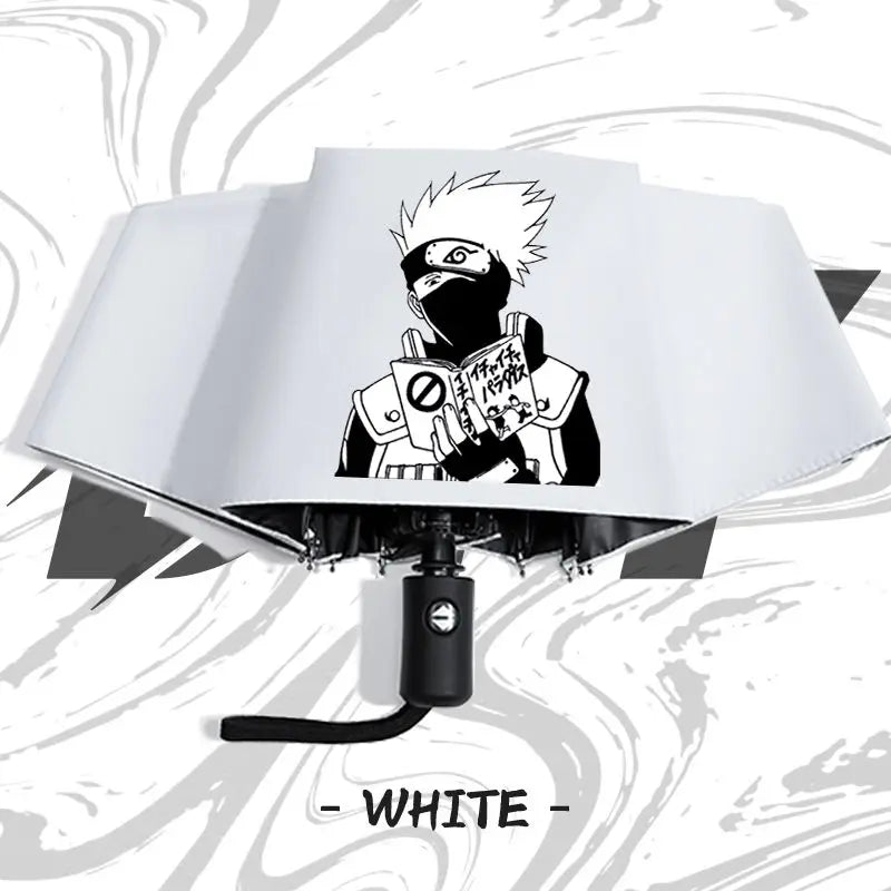 Naruto anime peripheral automatic umbrella Naruto Namikaze Minato Uchiha Itachi Kakashi Haruno Sakura sunshade umbrella gift