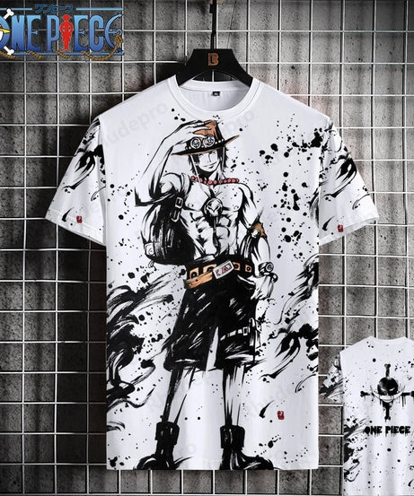 Luffy One Piece 3D Printed T-Shirt – Unisex Summer Anime Tee