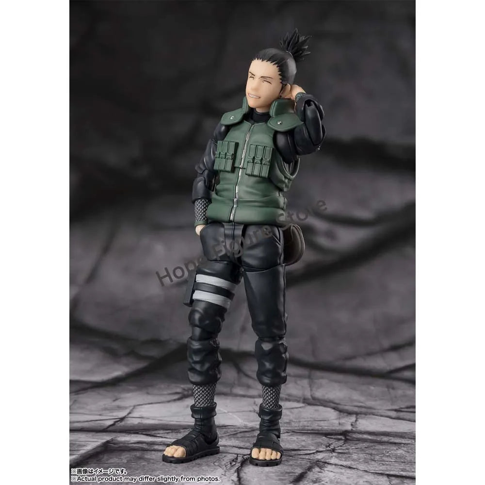 BANDAI SHFiguarts Shikamaru Nara Action Figure – Naruto Shippuden Official Collectible