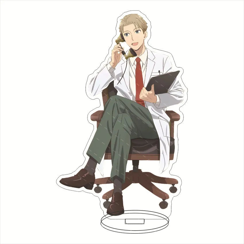 New Hot Anime Spy X Family Acrylic Stand Model Figure Cosplay Plate Holder Topper Birthday Fans Christmas Desk Decor Plate Gift