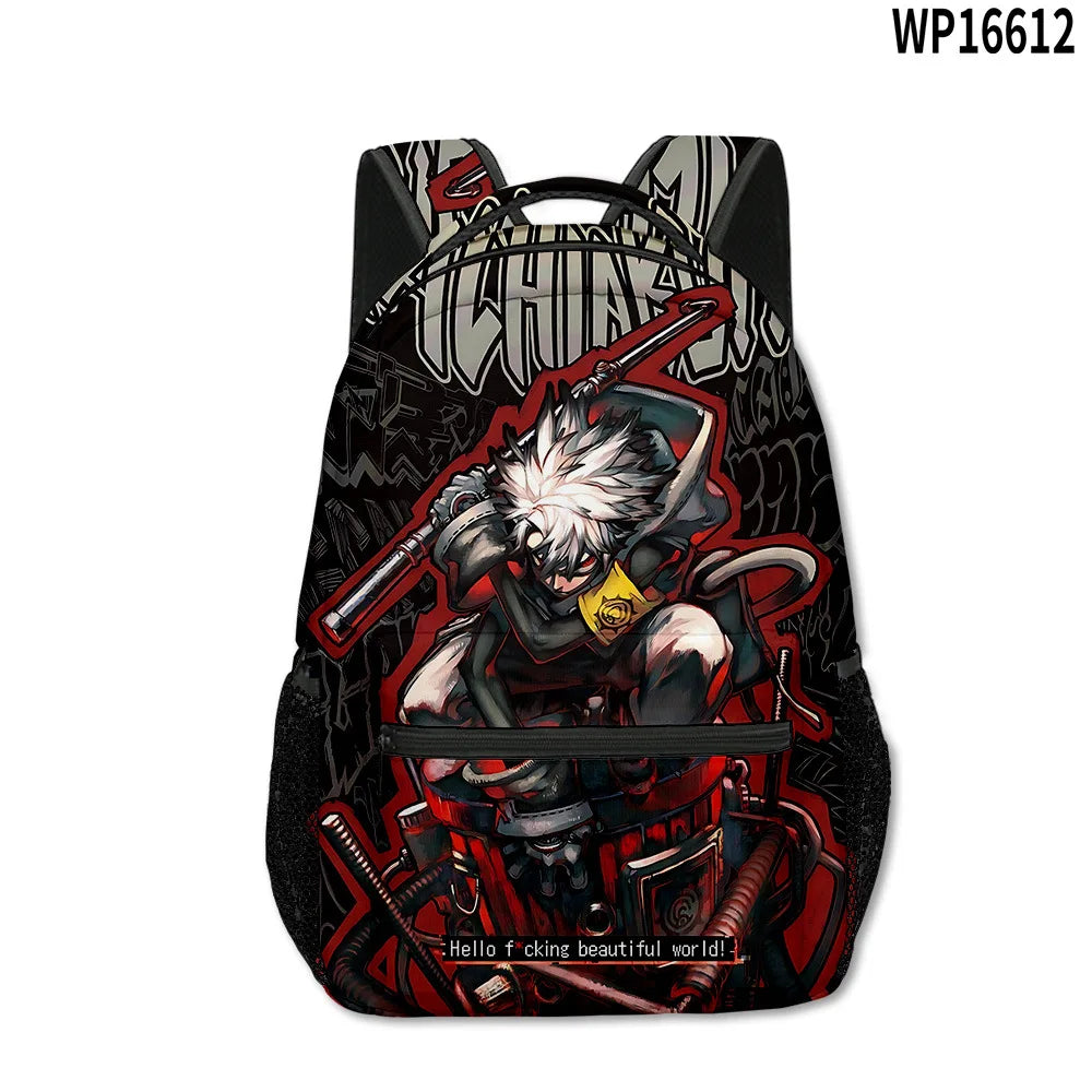 Trendy Popular Novelty Gachiakuta student Bookbag Notebook Backpacks 3D Print Oxford Waterproof Boys/Girls Travel Backpacks