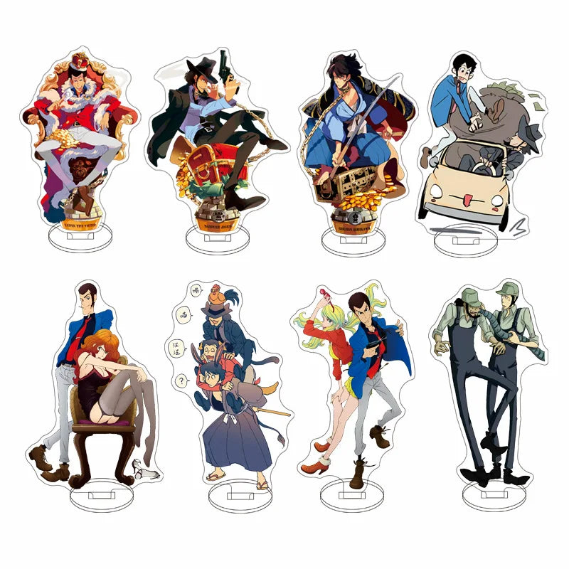 Lupin III Rupan Sansei Acrylic Stand Model Plate Decoration Originality Desk Figure Display Fan Gift Prime New Products Classic