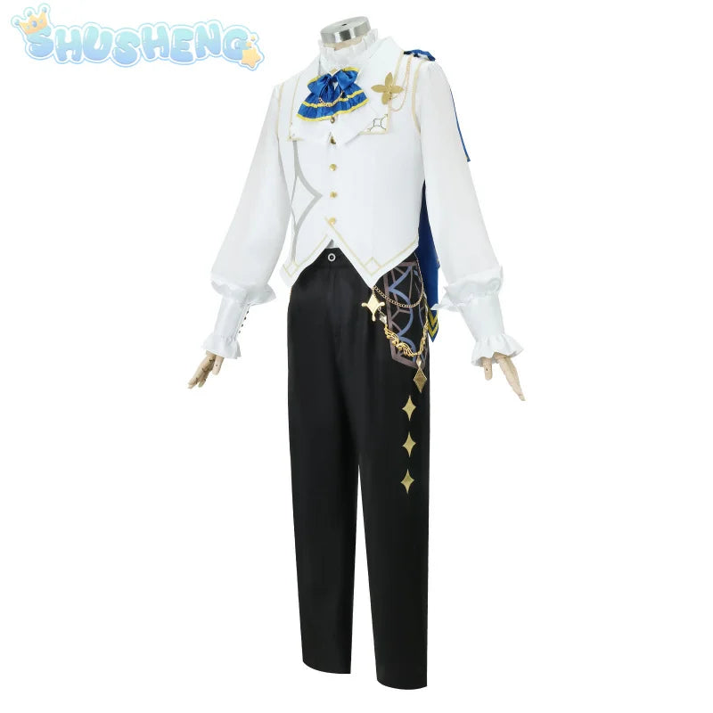 Genshin Impact Cosplay Albedo symphony concert Costume Wig shawl shirt accessories handsome  Halloween Christmas Uniform