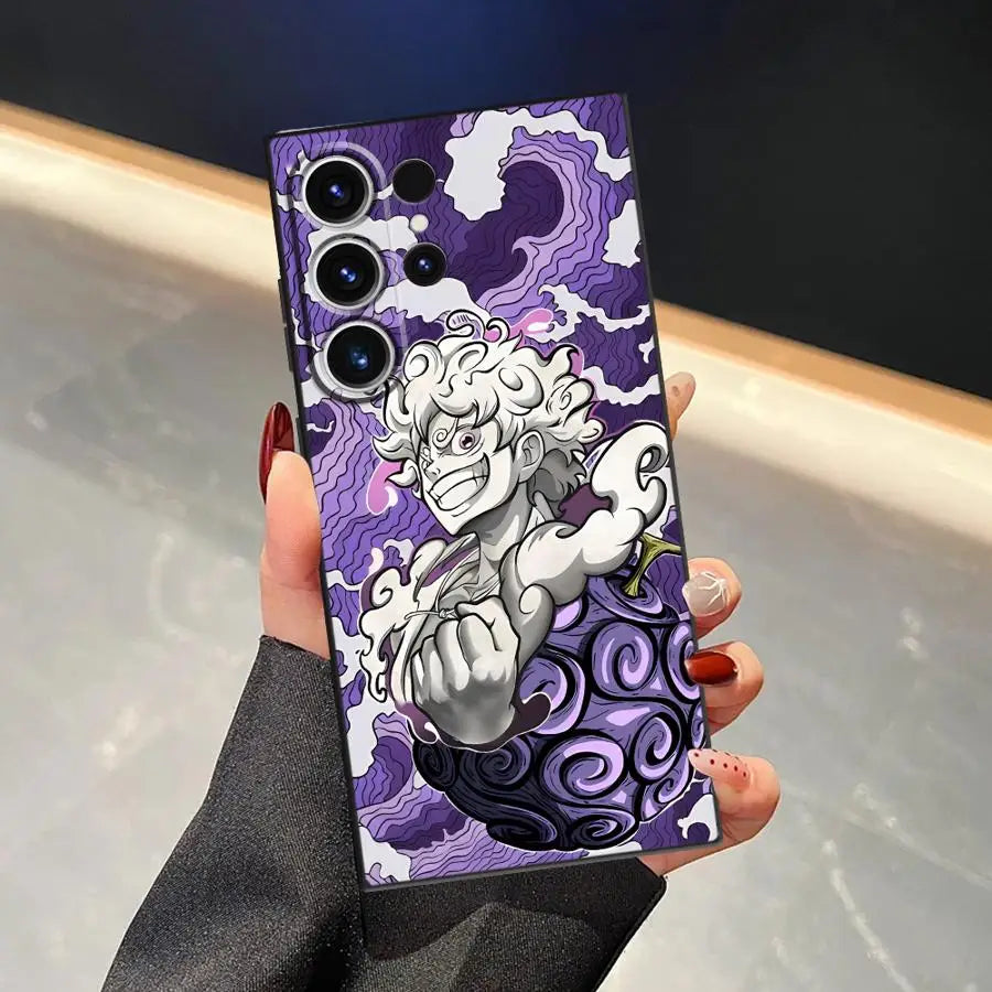 Ones Pieces Anime Funda Phone Cover Case for Samsung Galaxy S9 S25 Ultra S21 S20 S23 FE S22 S24 Plus