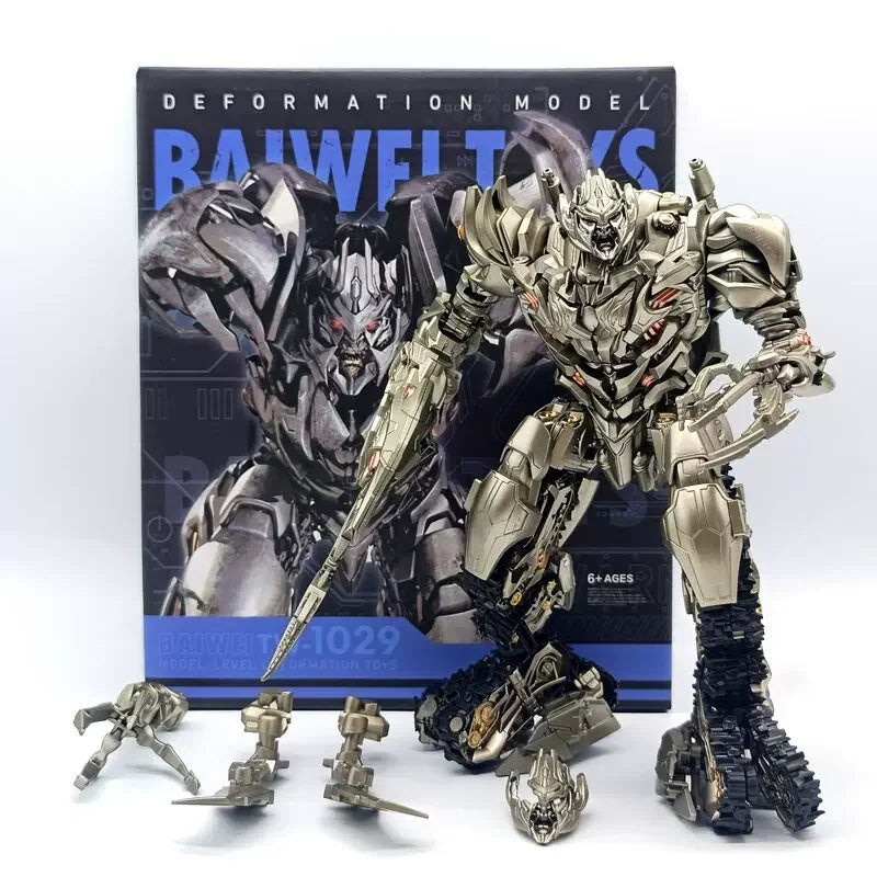 20cm SS13 Decepticons Old Leader Transforming Robot Toy Premium Painted Tank Megatron Action Figure Desktop Ornament Boys Gift
