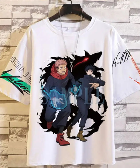 Anime Summer Jujutsu Kaisen T-Shirt Gojo Satoru Clothes Men and Women Fashion T Shirts Short Sleeves Casual Tops birthday gifts