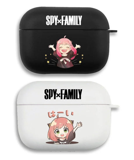 Spy x Family AirPods Case – Yor, Anya & Loid Forger Soft Cover for AirPods 1/2/3/Pro