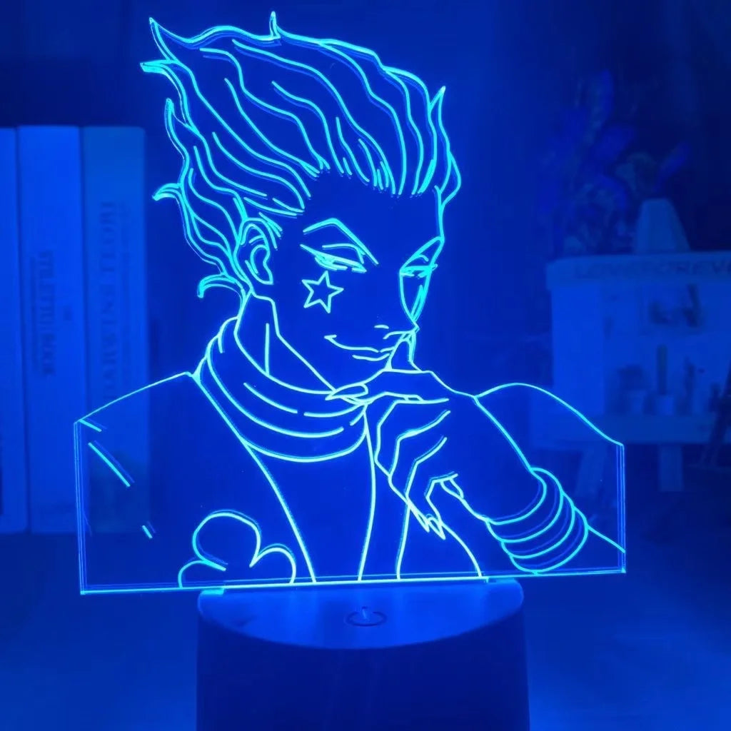 Anime Hunter X Hunter Led Night Light Killua Zoldyck Figure Nightlight Color Changing Usb Battery Table 3d Lamp Gift for Kids