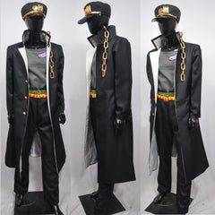 Jotaro Kujo Cosplay Costume – Part 3 Stardust Crusaders Black Outfit Uniform