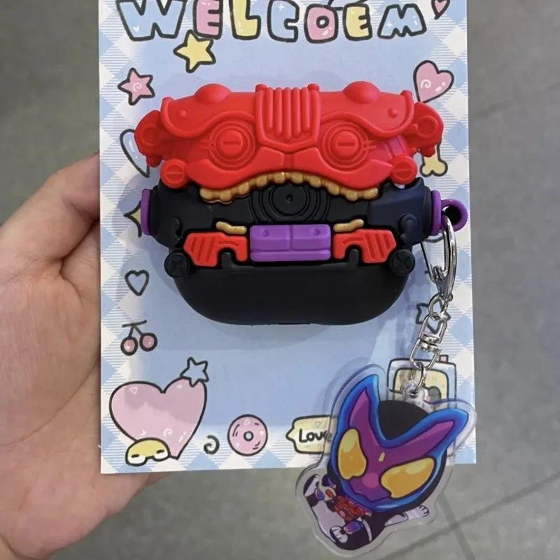 Kamen Rider Gavv Anime Character Creative Personality Headphone Case Airpods1 2 4 Airpods pro Handsome Headphone Case Wholesale