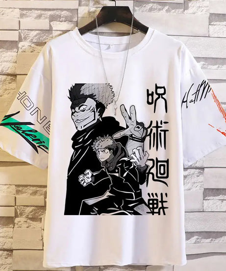 Anime Summer Jujutsu Kaisen T-Shirt Gojo Satoru Clothes Men and Women Fashion T Shirts Short Sleeves Casual Tops birthday gifts