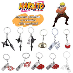 Naruto Konoha Rogue Ninja & Akatsuki Organization Keychain Pendant Accessory