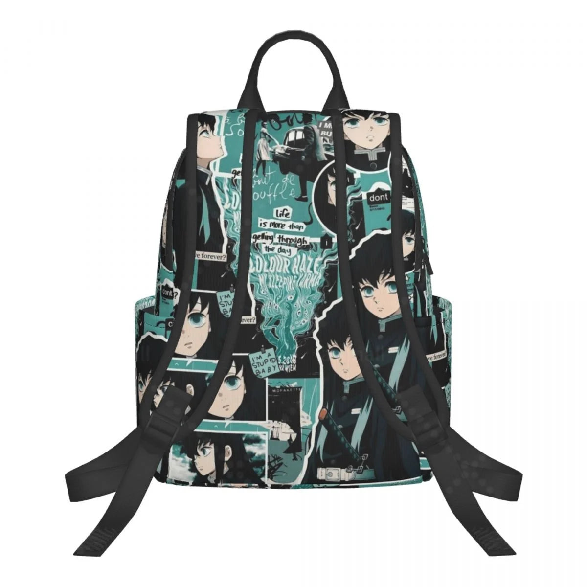 Cute Anime Muichiro TokitoTravel Backpack College Book Bag for Men Women Lightweight Casual Should Bags for Outdoor Sports