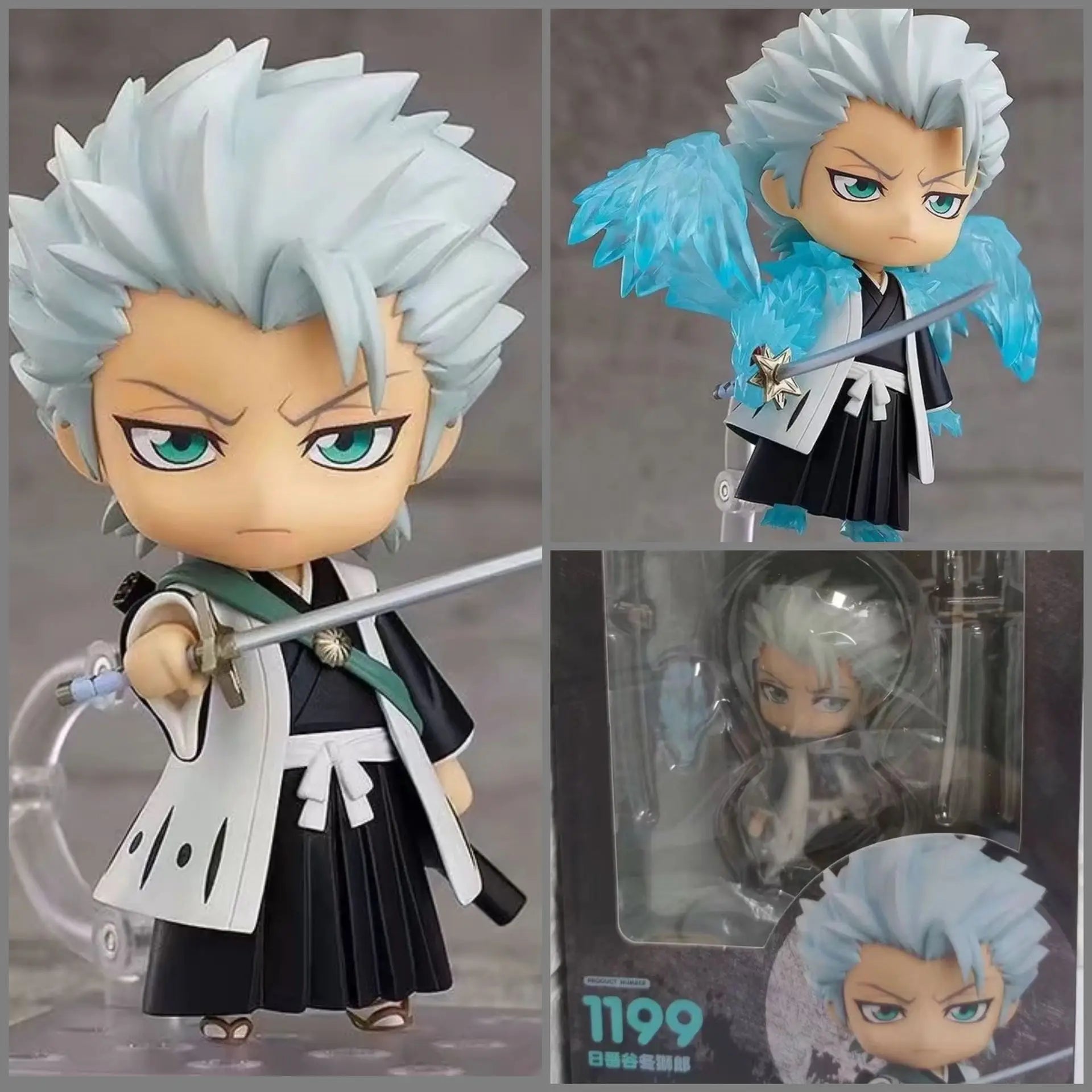 10cm BLEACH Hitsugaya Toushirou Anime Figurine Action Figure Toys Doll Collection Christmas Gift With Box