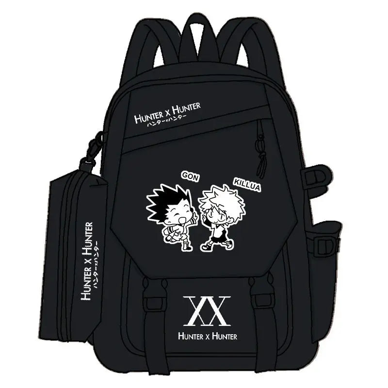 HUNTER Killua Zoldyck Hisoka anime peripheral fashion backpack personality simple student schoolbag holiday gift kawaii