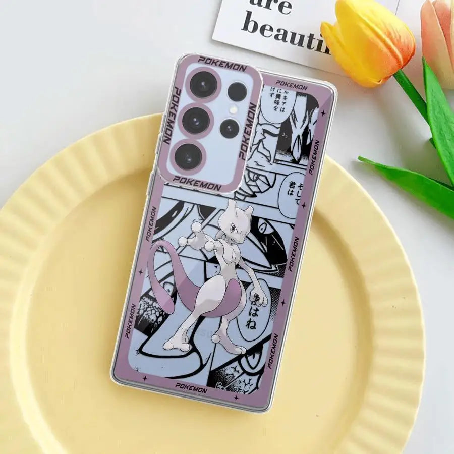 Pikachu Angel Eye Anime Case – Samsung Galaxy S21–S25, Note 10/20 Series