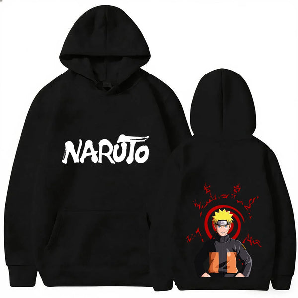 Naruto Anime Printed Teenager Hoodie – Autumn & Winter Pullover Top