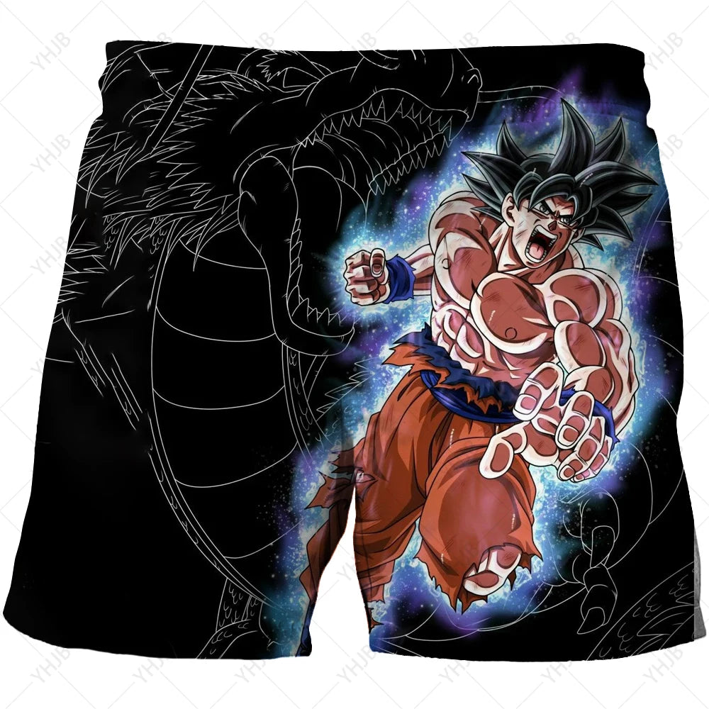 Dragon Ball Z Quick-Dry Swim Shorts – Cool Summer Beachwear