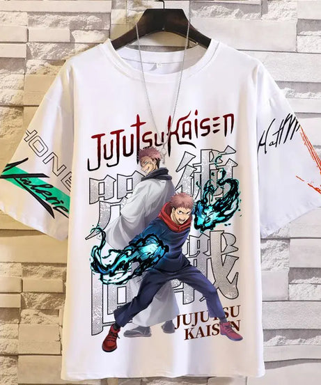 Anime Summer Jujutsu Kaisen T-Shirt Gojo Satoru Clothes Men and Women Fashion T Shirts Short Sleeves Casual Tops birthday gifts