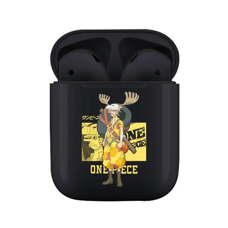 ONE PIECE Luffy Wireless Headset Anime Bluetooth 5.0 Sports Headphones Touch Control Long Standby Headset Birthday Gift