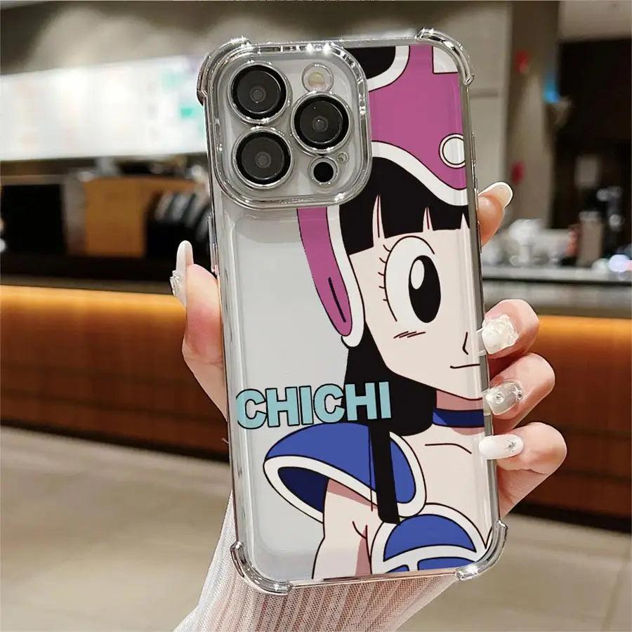 Dragon Ball Anime Phone Case – Cute Cartoon Soft Shell for iPhone 11–16 Pro Max