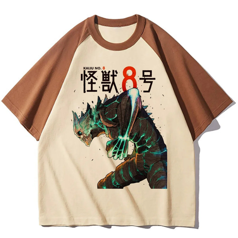 Kaiju No 8 t shirt women anime elegant breathable t-shirts female or male anime clothes