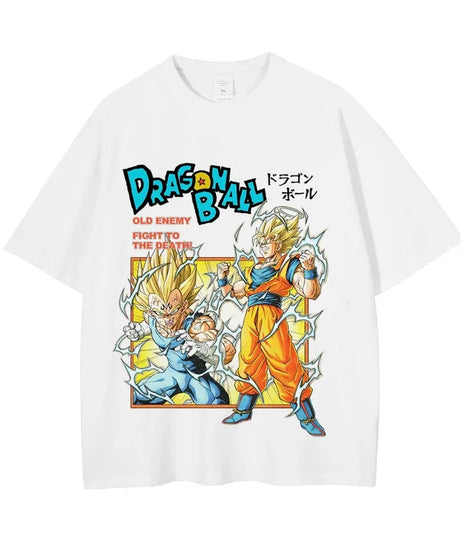 Dragon Ball Z Streetwear T-Shirt – Anime Graphic Cotton Tee