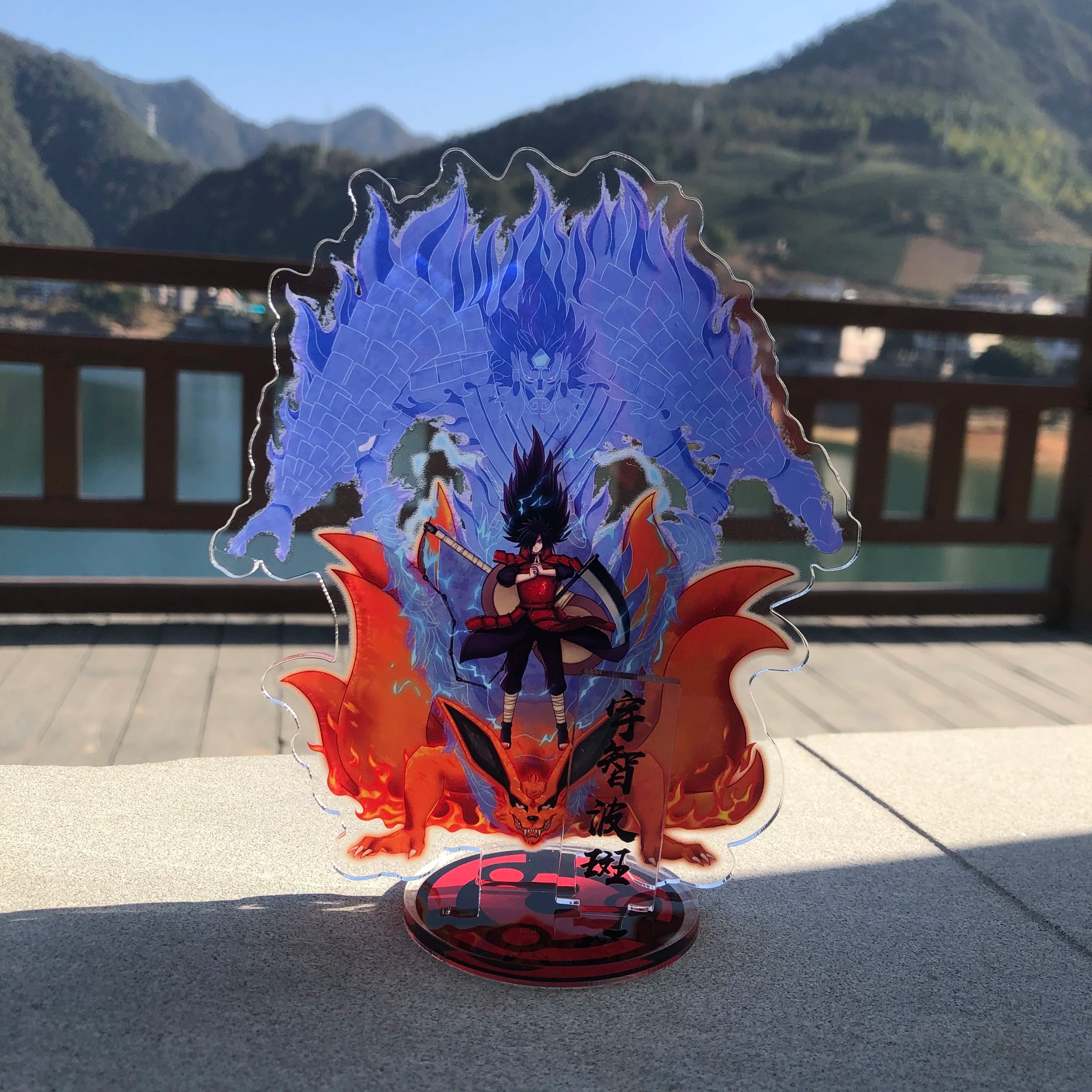 Anime Acrylic Stand Character Model Board Table Decoration Key Chain Kakashi Itachi Sasuke Lady Gift Jewelry Accessories