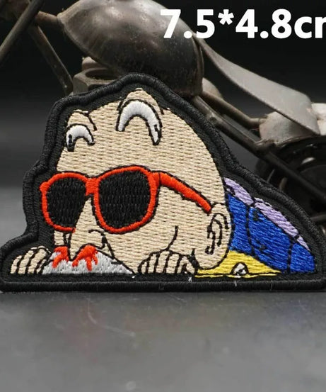 Dragon Ball Animation Peripherals Creative Kawaii Son Goku Vegeta Majin Buu Clothes Patches Embroidered Velcro Badges