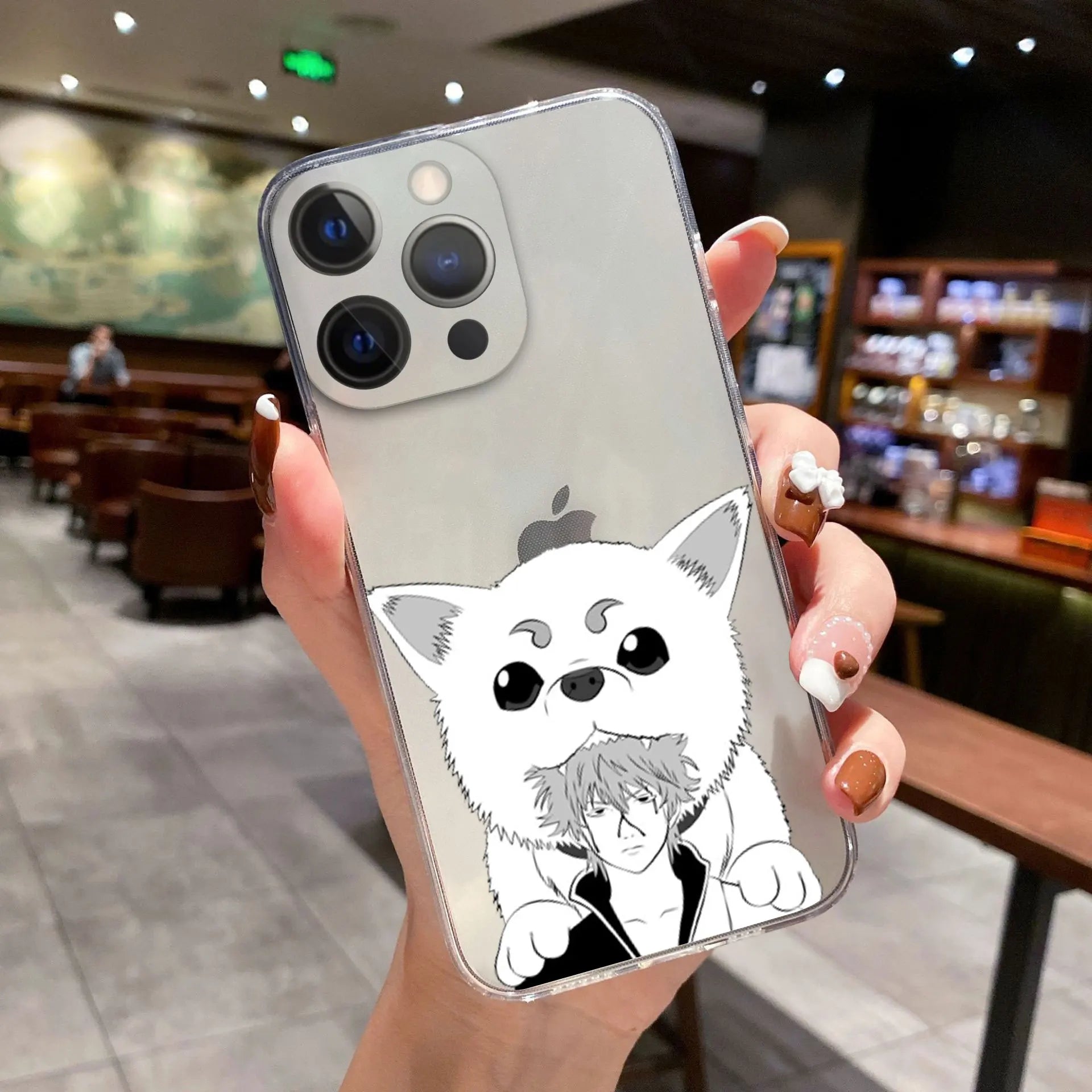 Comics Gintama Gintoki Sakata Phone Cover For iPhone 11 12 13 14 15 16 17 Pro Max 17AIR 16 Plus Clear Soft Silicone TPU Case