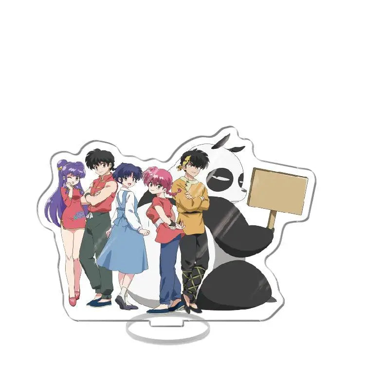 Anime Ranma 1/2 Nibun No Ichi Acrylic Stand Model Plate Decoration Desk Figure Display Friends Girls Gift Cartoon New Product