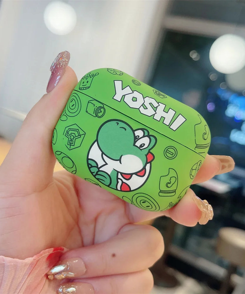 Cute Marios Earphone Cases For Airpods 2 3rd 4 Pro Pro2 Bluetooth Wireless Headphone Charging Cover