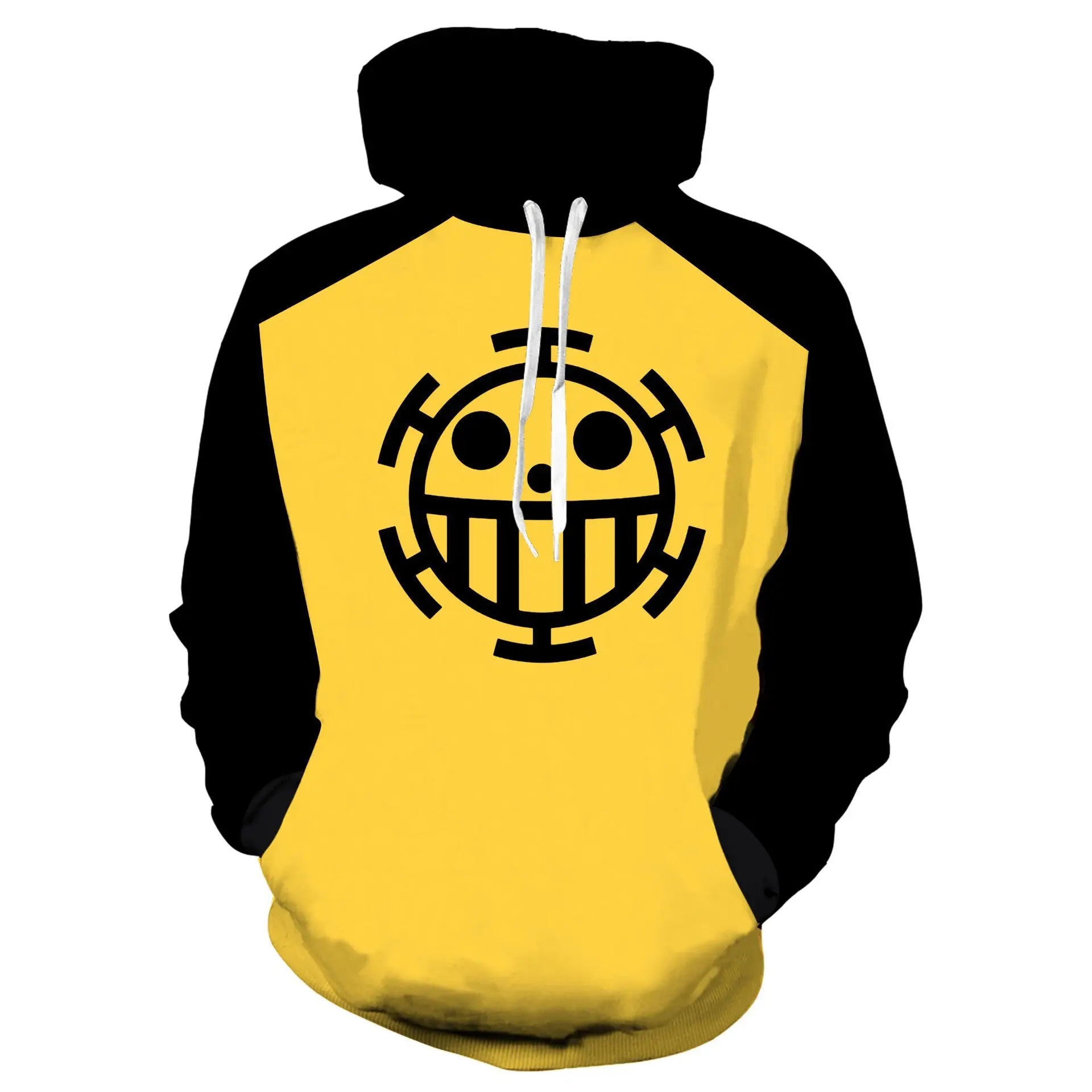 Anime One Piece Luffy Trafalgar D. Water Law Hoodie Cosplay Costume Long Sleeve Sweatshirt Sweater Zip Up Coat Jackets
