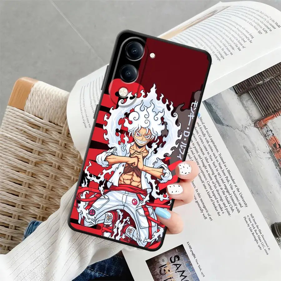 Case for Vivo Y30 Y33S Y35 Y31 Y36 Y12 Y15S Y02 Y11 Y20 Y21 Y19 Y27 Y16 Y17 Y22 Phone Cover Ones Pieces Luffy