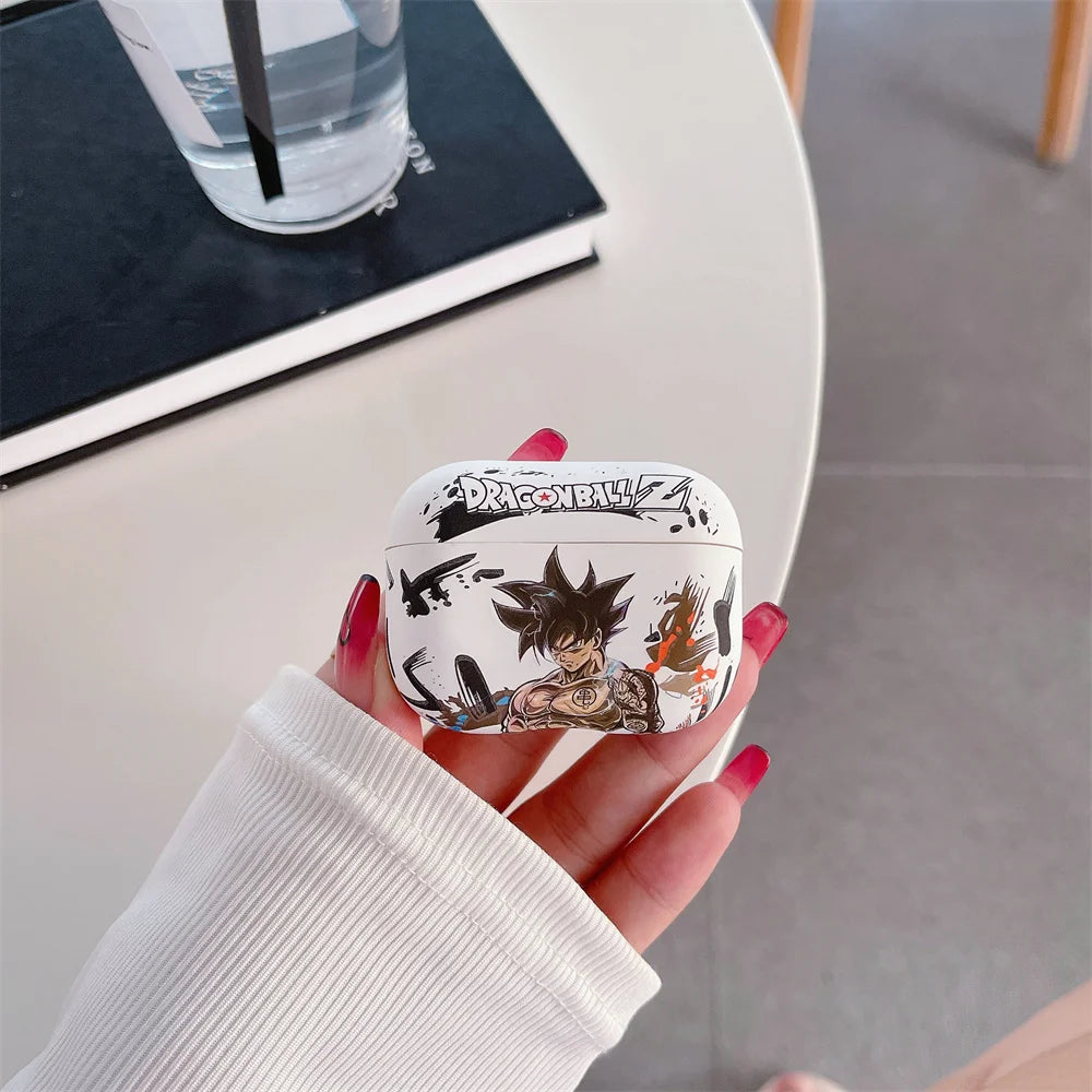 Hot Anime Dragon Ball  Goku Vegeta Buu Earphone Cases for Airpods 2 3 4 pro pro2 Wireless Bluetooth Headset Cover