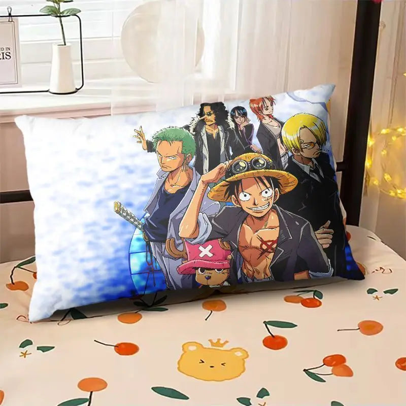 New One Piece Luffy Nami Zoro Chopper anime cushion pillow set pillow student nap pillow creative bedding holiday gift