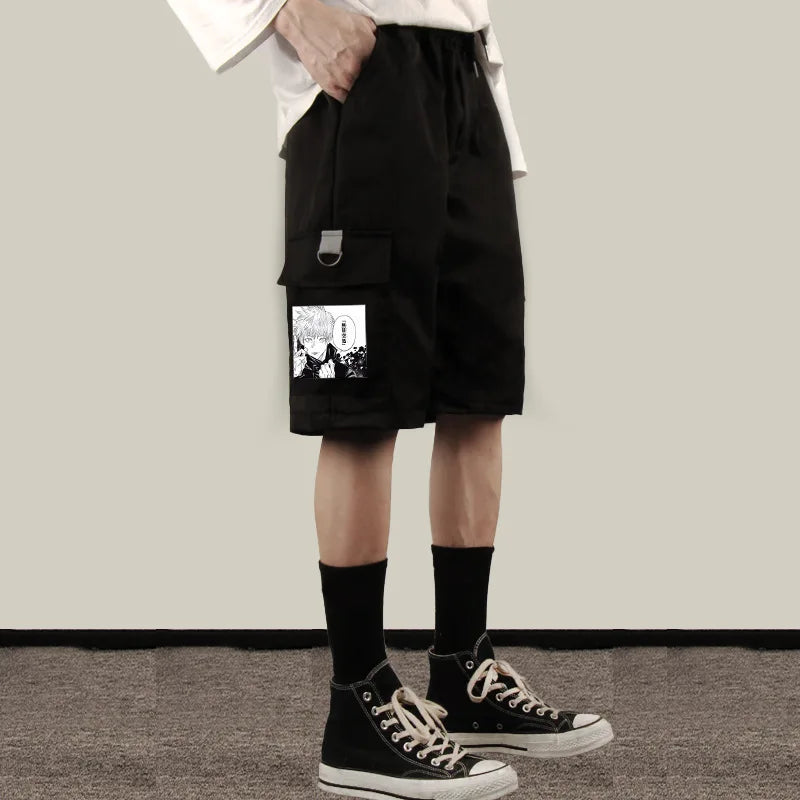 Jujutsu Kaisen Five Strips of Wushu Shorts Anime peripherals Character Beach Pants Casual Daily Sports Overalls Fan Gift