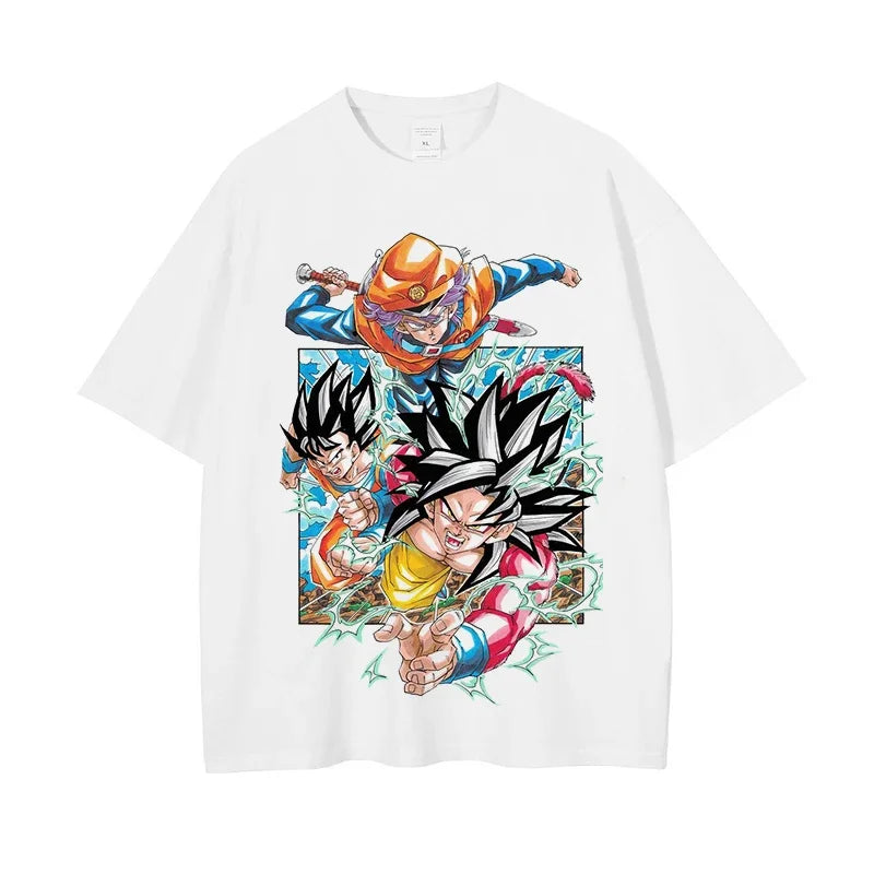 Dragon Ball Z Streetwear T-Shirt – Anime Graphic Cotton Tee