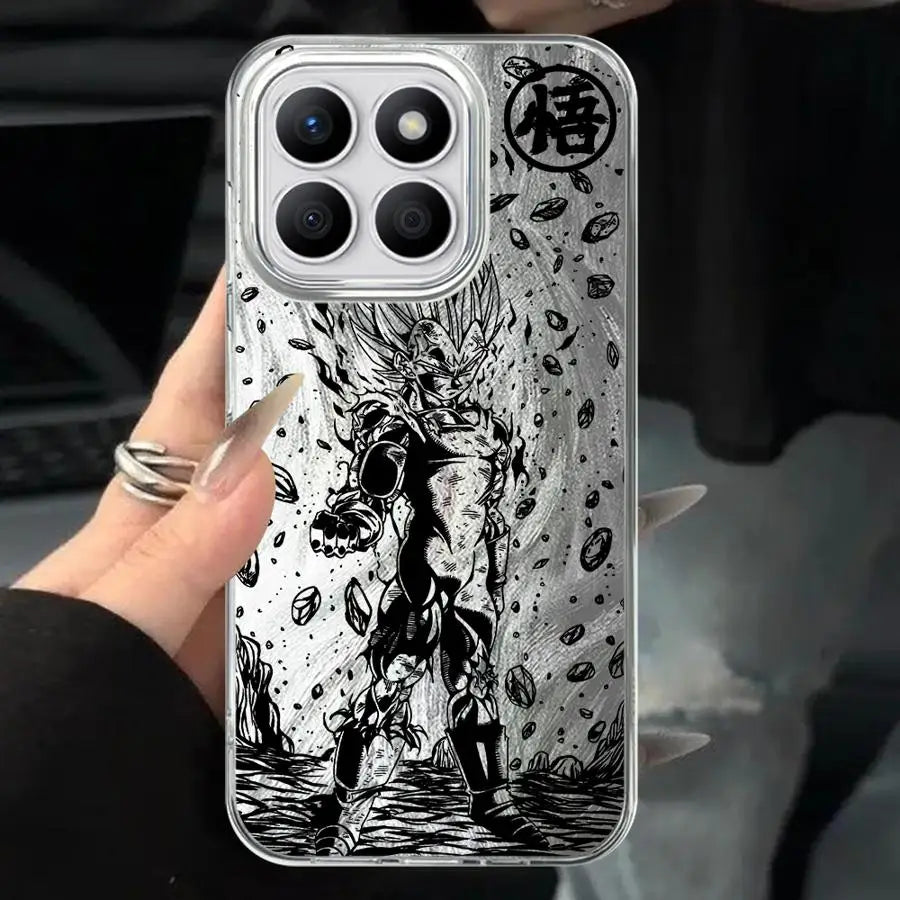 Dragons Balls Gokus Black Soft Shell Case for Honor X7b 200 400 Lite X9c X9a 200 Pro X9b X8a X8b X8c