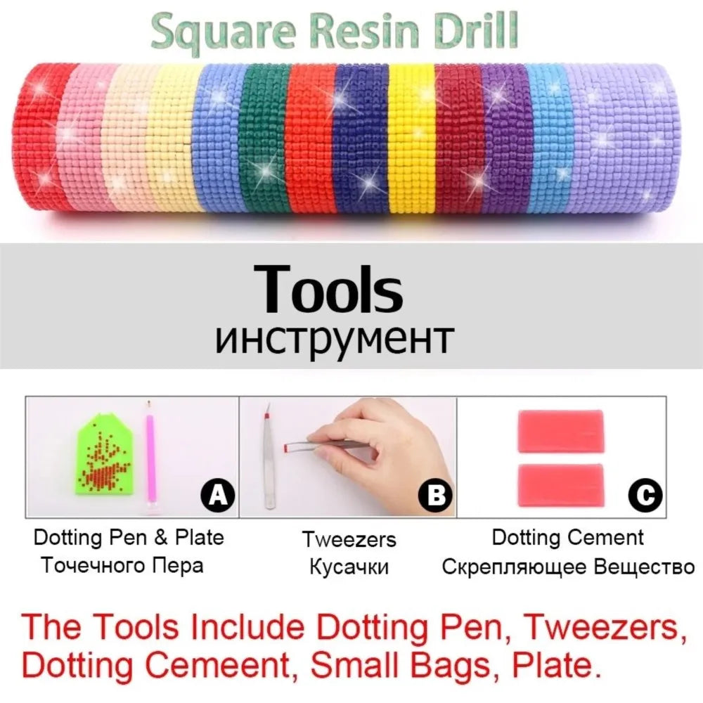 Bungou Stray Dogs Anime Poster 5d Diamond Mosaic Embroidery Cross Stitch Kit 5d Fairy Dust Resin Diamond Painting