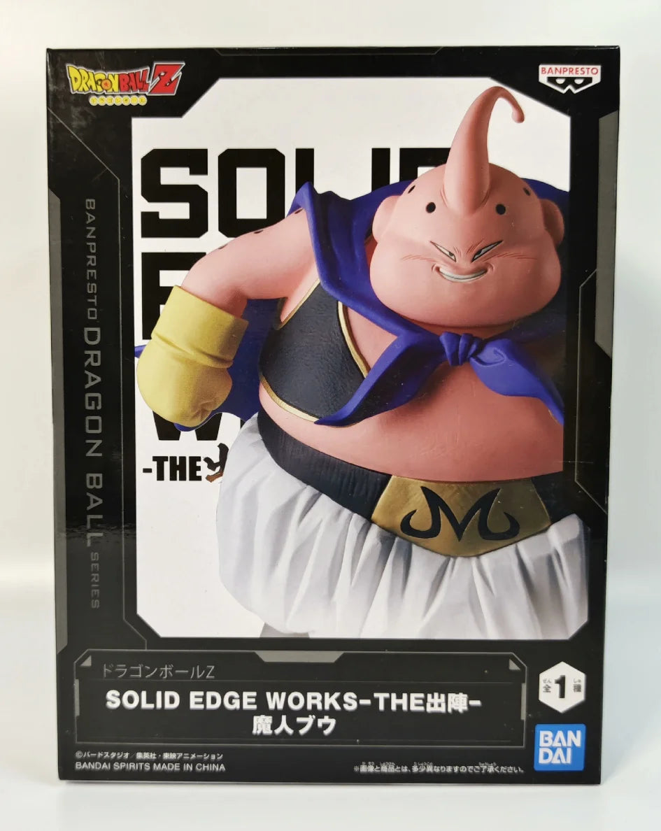 Original BANPRESTO Majin Buu Figure – Dragon Ball Z Solid Edge Works Collectible Toy